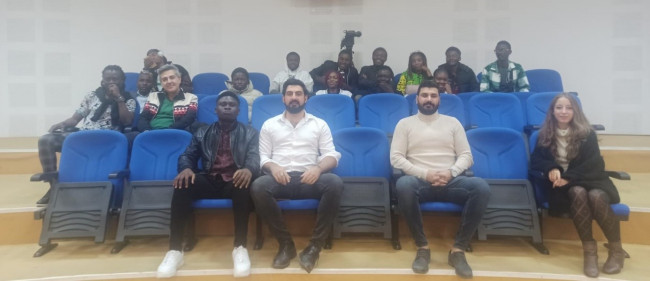 Onbeş Kasım Kıbrıs University Cinema Club held the first of the weekly film screening events with the participation of students and lecturers.